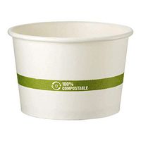 World Centric BO-PA-16 Compostable Paper Bowl, 16 oz. (Pack of 500)