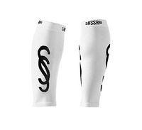Professional Compression Calf Sleeves for Running, Bicycling, Sports, Nursing, Maternity, and More! Medium White (2 Pcs)