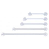 Lumex Versaguard Enamel Coated Grab Bar, White, 16 Inch