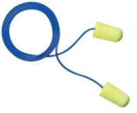 Lg E-A-Rsoft Yellow Neons Tapered Foam & PVC Corded Earplugs. (200 Pairs)