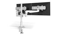 Evolve Series Dual Monitor Arm with 2 Fixed Limbs, 2 Sliders, Black: ESI Ergo EVOLVE2-FS-BLK (1 Monitor Arm)