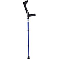 JX-mjx European Elbow Crutches - Underarm Rehabilitation Doubles Single (Blue)