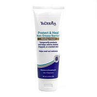 TriDerma Protect & Heal Non-Greasy Barrier Fast Healing Cream Helps Protect Against Skin Breakdown and Chafing (4 oz)