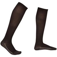 EvoNation Men's Copper USA Made Graduated Compression Socks 20-30 mmHg Firm Pressure Medical Quality Knee High Orthopedic Support Stockings Hose - Comfort Fit, Circulation, Travel (Medium, Black)