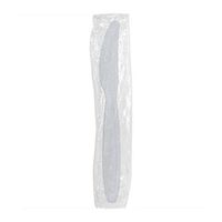 Karat U3521W 7.6" Poly-Wrapped Heavy-Weight Disposable Knife, White (Pack of 1000)