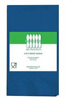 Perfectware 2 Ply Dinner Napkin Navy- 100 2-Ply Navy Dinner Napkins, 3" Height, 4" Width, 8" Length (Pack of 100)