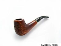 Exclusive Wooden Pipe "Helix" Tobacco Pipe/pipes Smoking Pipes/pipe. Handcrafted Wood Pipe Fits 9mm Filters