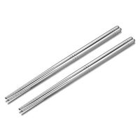 CHAO 10 Pairs Metal Alloy Chopsticks Stainless Steel Lightweight Chopsticks, Reusable, Durable, Rust-Proof, Corrosion-Resistant, Environmentally Friendly