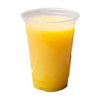 [16 oz | 100 Pack] Clear Plastic Cups Disposable Drinking Cup with Dome Lids, BPA Free - Comes with Free 100 Straws