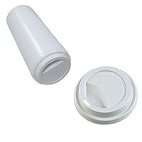 450-Count Hot Cup Lid Dome Hot Drink Lids White Traveler Plastic Lid Fit 12oz, 16oz, 20oz,24oz Paper Cup