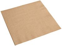AmazonBasics 100% Recycled, 2-Ply Kraft Dinner Napkins, 8.5" x 8.5" folded, 1,200 ct
