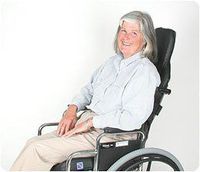 Incrediback Rigid Reclining Back System. Tall Size System with moldable head support. Wheelchair Siz