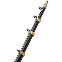 TACO Metals Taco 15' Telescopic Outrigger Poles 1-1/8" - Black/gold Construction = Anodized Aluminum ; Diameter (Inche