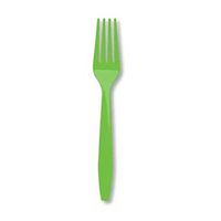 Lime Green Forks