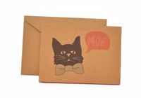 Bowtie Cat Stationery Note Card Set