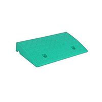 Simple Roadside Threshold Slope, Pressure Resistance Plastic Triangle Pad, Used for Motorcycle Mobile Wheelchair Curb Ramp (Size: 50 27 11cm) (Color : Green, Size : 50277CM)