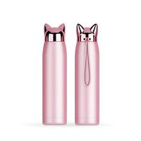 ZHENQ L Double-Layer Thermos Insulated Coffee Tea Milk Travel Mug Stainless Steel Vacuum Bottle Double-Layer Sealed Cup Cover Design, Firmly Locked Temperature Transport (Color : C)