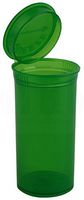 13 Dram “Pop Top” Prescription Vials, Bottle Variety of Colors for All Your Pills, Tablets or Supplements - Sturdy Material by MT Products - (20 Pieces) (Green)