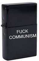 Gifts Infinity® F*ck Communism Lighter - Comic Preacher & Y by Garth Ennis and Steve Dillon (Black)