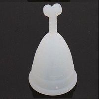 Edtoy Design Environmentally Menstruation Cup Advanced Reusable Menstrual Cup (dia 4cm, White)