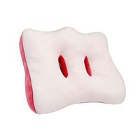 Home Office Memory Foam Seat Cushion Pillow Velvet Covered Chair Pillow Pad Tailbone Back Relief Supporter - Pink