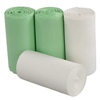 Eagrye 13 Gallon 100% Biodegradable Trash Bags, Tall Kitchen Compost Bags, 140 Counts