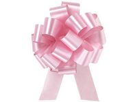 PMU Pull String Bows Pink 8 Inch 20 Loops (2 & 1/2 Inch Ribbon) (10/pkg) Pkg/1