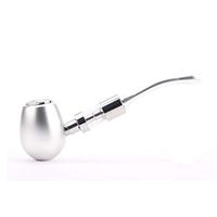 Hlake Smoking Pipe Tube Electronic Steam Big Smoke Genuine Pipe Portable Special Design (Color : Silver)