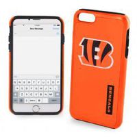 Cincinnati Bengals Impact Dual Hybrid Ai7+/8+ Cover - Tpu - Plus 5.5" screen Only