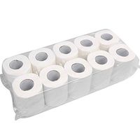 Paper Hand Towels 10 Rolls Soft Natural Household Tissue Home Bathroom Kitchen Public Toilet White