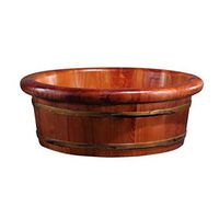 Tub Foot Bath Cask Cedar Washbasin，Bubble Foot Bucket Wooden Children Wash Their Hands Wash Basin Solid Wood Vegetable Basin