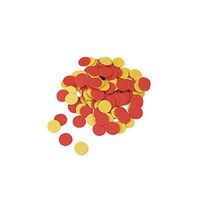 SCBLER7566-6 - Two Color COUNTERS RED and Yellow Pack of 6