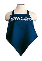 Kvell Line Food Firewall Adult Dining Bib/Mini-Apron-Top Clothing Protectors - Navy Blue Shalom Available in Black