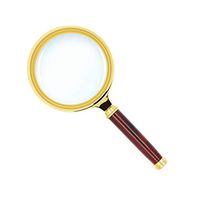 Magnifying Glass 10X Extra Large Lens Magnifyings Glasses for Home Super High Clarity Illuminated Reading, Magnifier Craft Jewelry