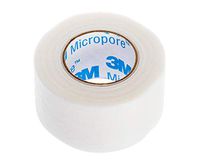 3M Micropore Surgical Medical Tape - (1" x 10 yds) - Porous First-Aid Bandaging (6 Pack)