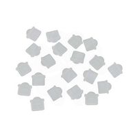 Ucland 20Pcs Micro-HDMI Clear Silicone Anti-dust Stopper/Plug for Protect Data Port of PC
