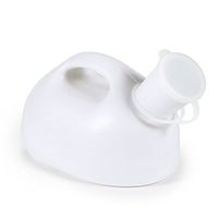 ONEDONE Male Urinal Portable Pee Bottle Toilet 2000 ML for Hospital Home Camping Car Travel (White)