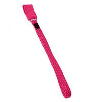 PCP Cane Wrist Strap, Durable Triple Braided Elastic Nylon Lanyard for Canes, Pink
