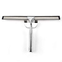 Snorda Stainless Steel Household Bathroom Shower Squeegee Brush Wiper with Hanging Rack for Doors Window Mirror Car Glass Cleaning Tool