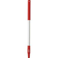 Vikan 29814 26" Aluminum Handle with Threaded Tip, 1-7/32" Diameter, Red