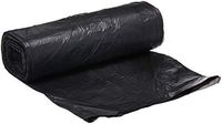 PlasticPlace 32-33 Gallon Black High Density Trash Bags 33"X40" - 250/Case