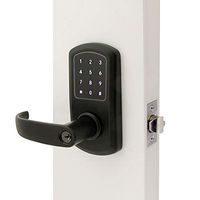 Prodigy SmartLock Commercial Grade Cylindrical Lock 4000 with Keyless Entry RFID (Left Hand, Flat Black)