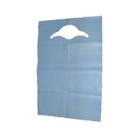 McKesson Bib Tissue And Poly Adult 20X29" Clothing Protector Blue - Case of 500 - Model 18-966