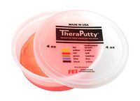 CanDo TheraPutty Standard Exercise Putty, Red: Soft, 4 oz
