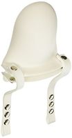 Sammons Preston Flexible Splash Guard for Toilets, Urine Deflector Guard with Adjustable Straps and Snaps to Easily Attach to Standard Toilet Seats, 6" Wide x 5.5" High x 4.5" Deep Commode Guard