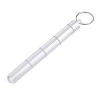 Eboxer Pill Organizer Cases Portable Pill Dispenser Medicine Vitamins Container with Key-Chain (5/6Grip)(6 Grids)