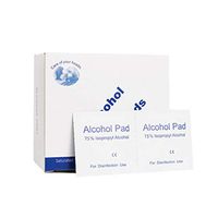 Artibetter 75% Alcohol Wipes Nonwoven Wet Wipes Isopropyl Alcohol Pads Disposable Alcohol Prep Swabs Pads Cleaning Tissue