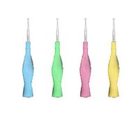 Easyinsmile Earwax Removal with LED Light Ear Pick Tool Curette Earwax Remover Cleaner Safe Flashing for Kids Baby (Random Colors 4 Packs)