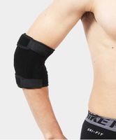 qualidyne Elbow Brace, Adjustable Elbow Support Brace for Men and Women (Black)