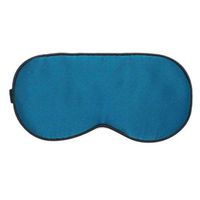 Gbdragon 100% Mulberry Silk Sleep Mask Eye Mask Comfortable and Super Soft with Adjustable Strap Block Light Well Eye Blinder for Travel/Work Perfect Light Blocking (1 PC Sea Blue)